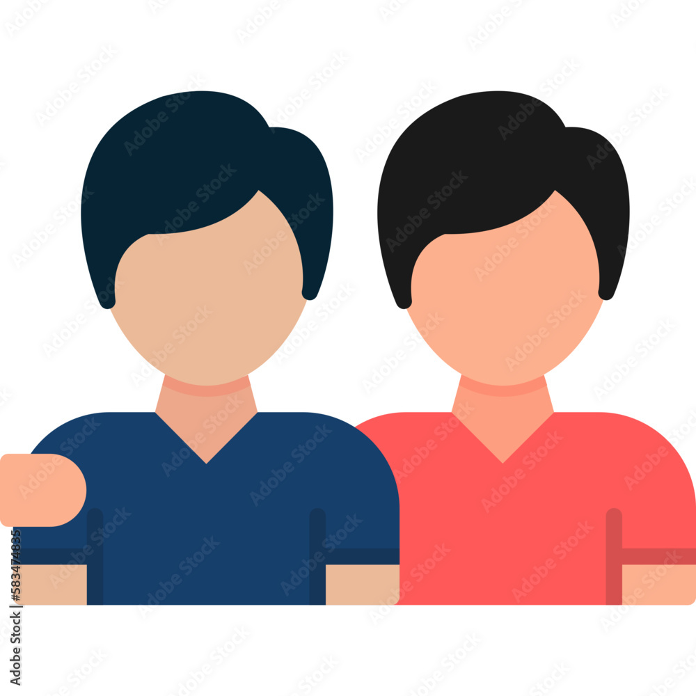 Fototapeta premium Friendship Icon