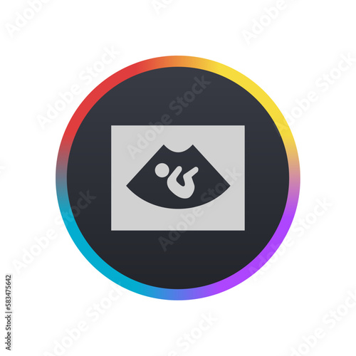 Ultrasound - Pictogram (icon) 