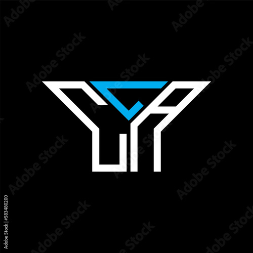 CLA letter logo creative design with vector graphic, CLA simple and modern logo.