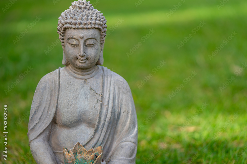 statue of buddha in the garden statue of buddha in the garden
