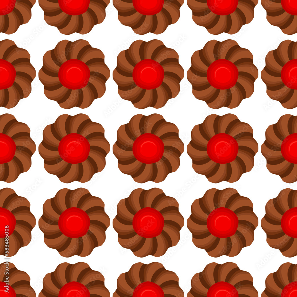 Pattern homemade cookie different taste in pastry biscuit Pattern homemade cookie different taste in pastry biscuit