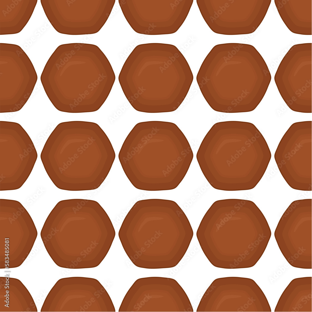 Fototapeta premium Pattern homemade cookie different taste in pastry biscuit