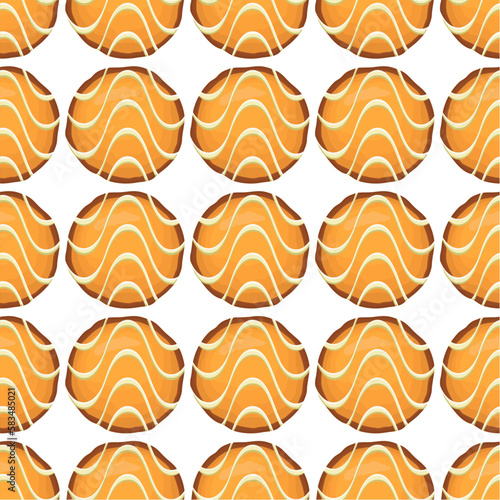 Pattern homemade cookie different taste in pastry biscuit