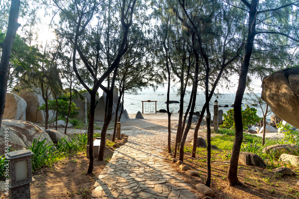 Fototapeta premium See 4-star resort Hon Co-Ca Na in Ninh Thuan province, Vietnam