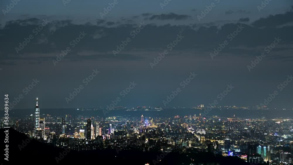 Dynamic Clouds and Urban Scenery: A Video of Taipei's Evening Sky Mesmerizing Taipei Twilight: Orange Skies and Illuminated Cityscape Dynamic Clouds and Urban Scenery: A Video of Taipei's Evening Sky Mesmerizing Taipei Twilight: Orange Skies and Illuminated Cityscape