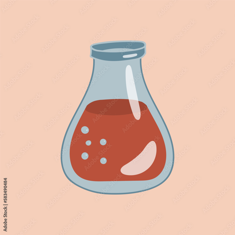 Laboratory chemical test tube. Laboratory chemical test tube.
