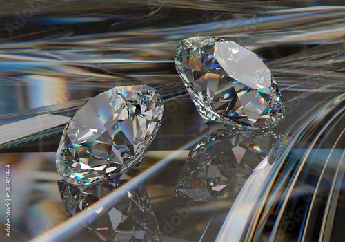 Two diamonds