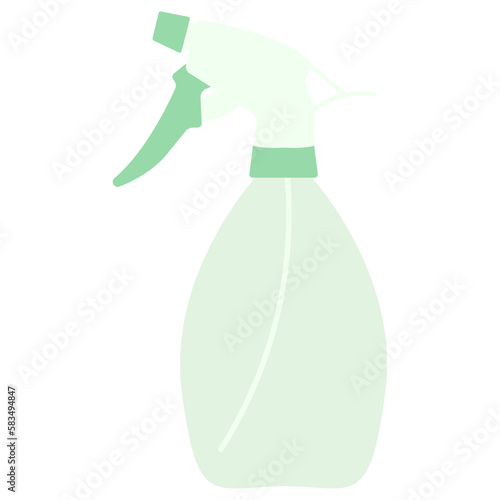 Pulverizer. Sprayer for crop spraying. Garden tool. Vector flat illustration