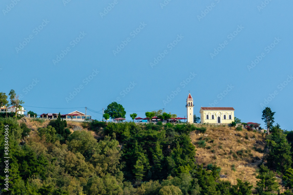 Church in the mountains of Zakynthos island, Greece