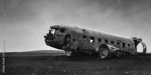 Photos DC plane Icelandic beach Iceland