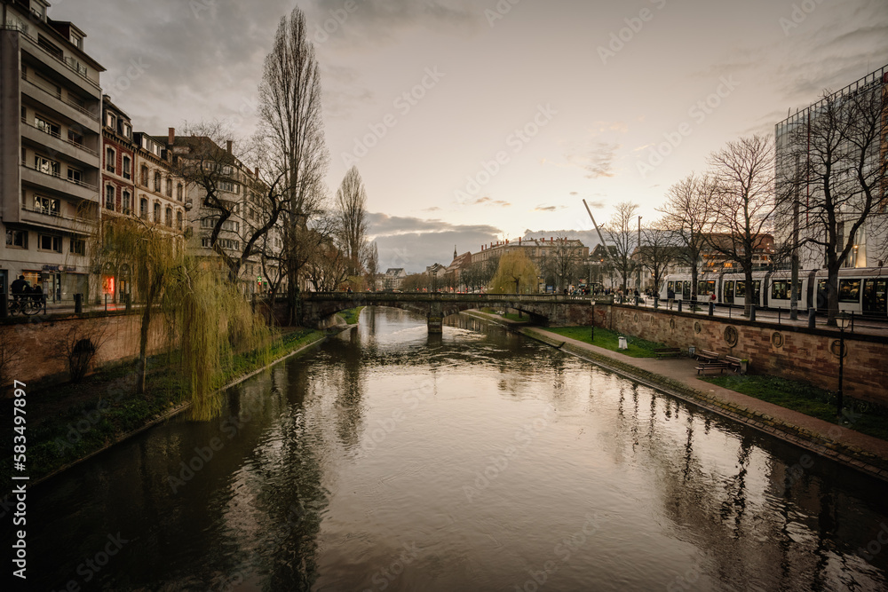 Strasbourg view of the canal