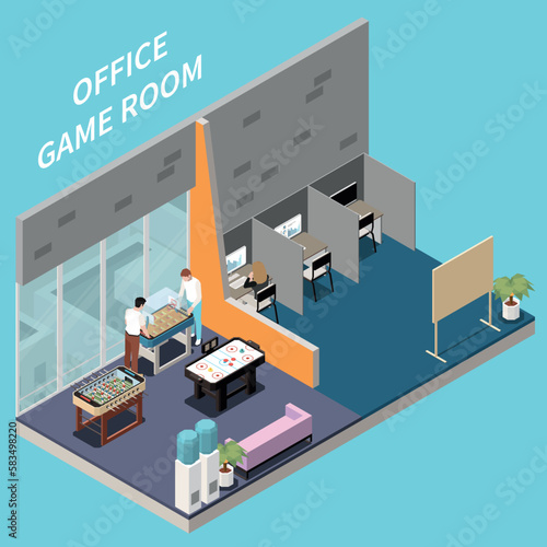 Office Game Room Composition