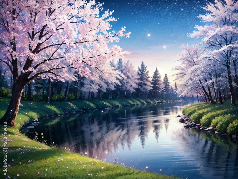lake and trees, visual novel background lake and trees, visual novel background