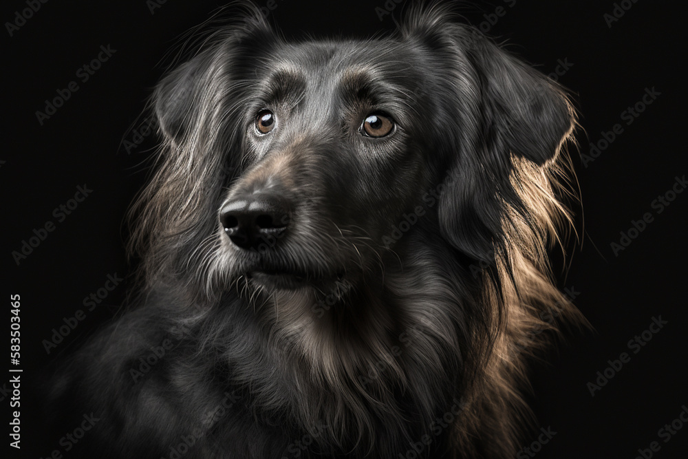 Majestic Scottish Deerhound on Dark Background: A Perfect Blend of Elegance and Strength Majestic Scottish Deerhound on Dark Background: A Perfect Blend of Elegance and Strength