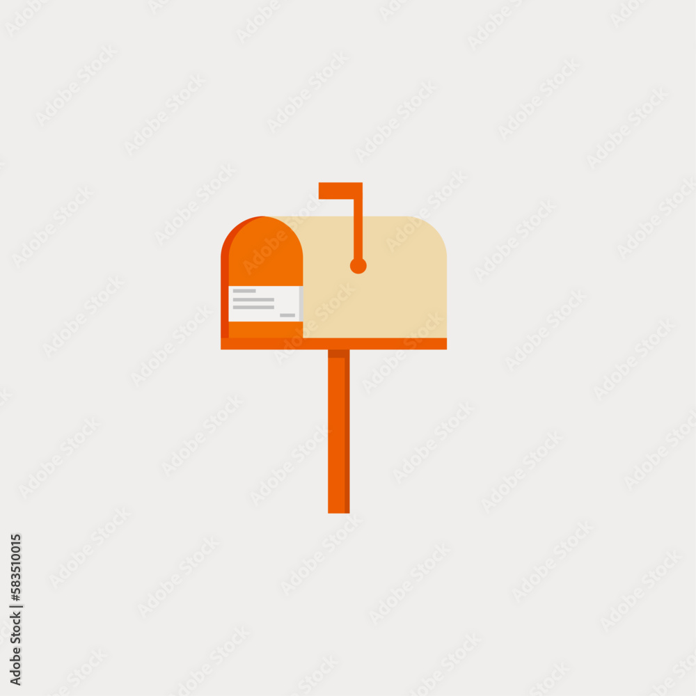 Orange mailbox