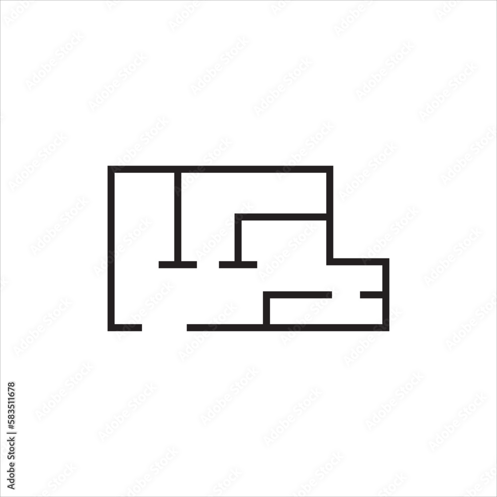 floor plan icon vector illustration symbol floor plan icon vector illustration symbol
