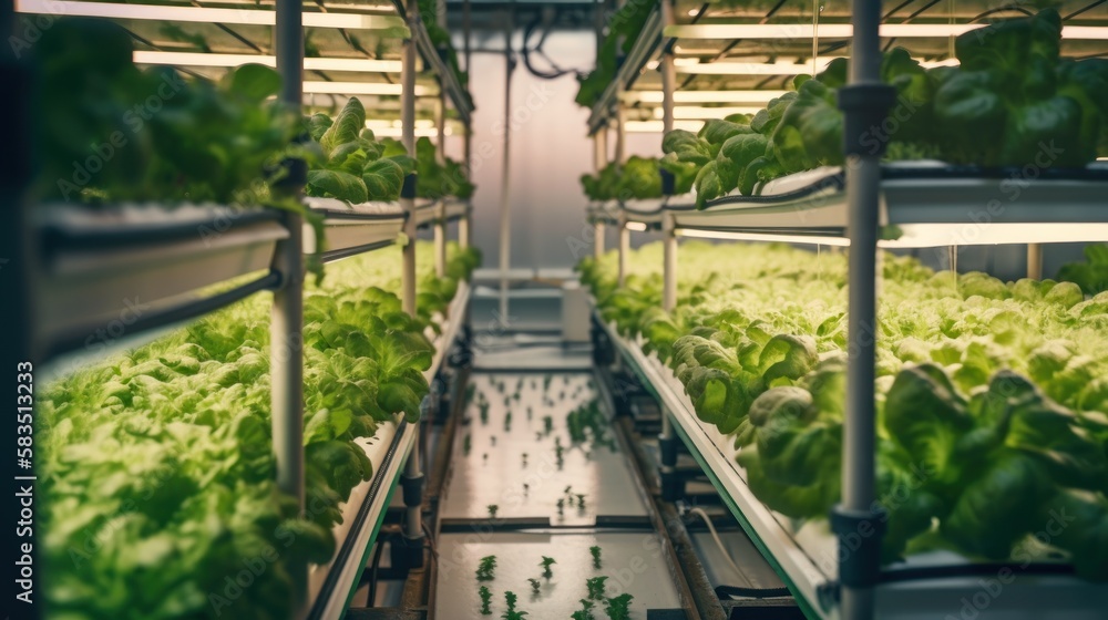 Harvest Healthy and Fresh Crops with Hydroponic Greenhouses, GENERATIVE AI