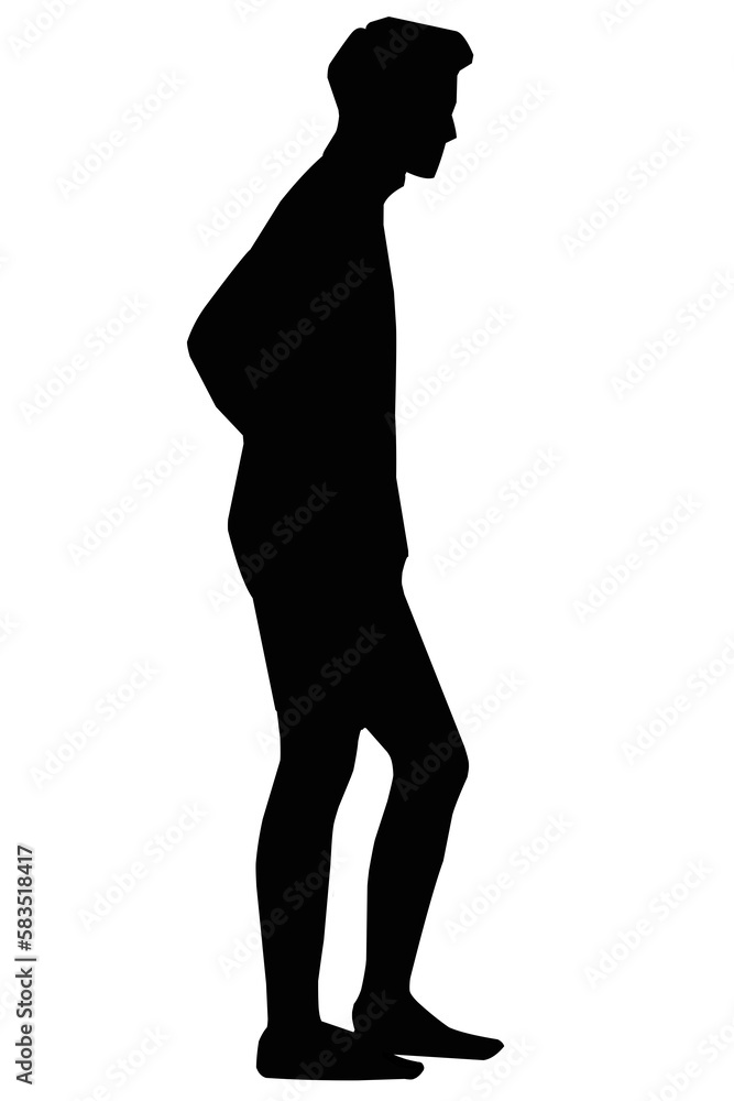 silhouette of a person
