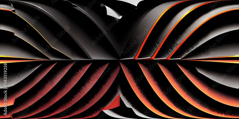 custom made wallpaper toronto digitalPhoto of a vibrant black and orange object up close