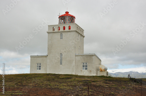 Lighthouse of Dyrholaey formerly known as Cape Portland on the south coast of Iceland