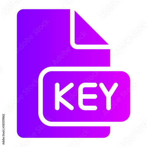 keynote presentation gradient icon