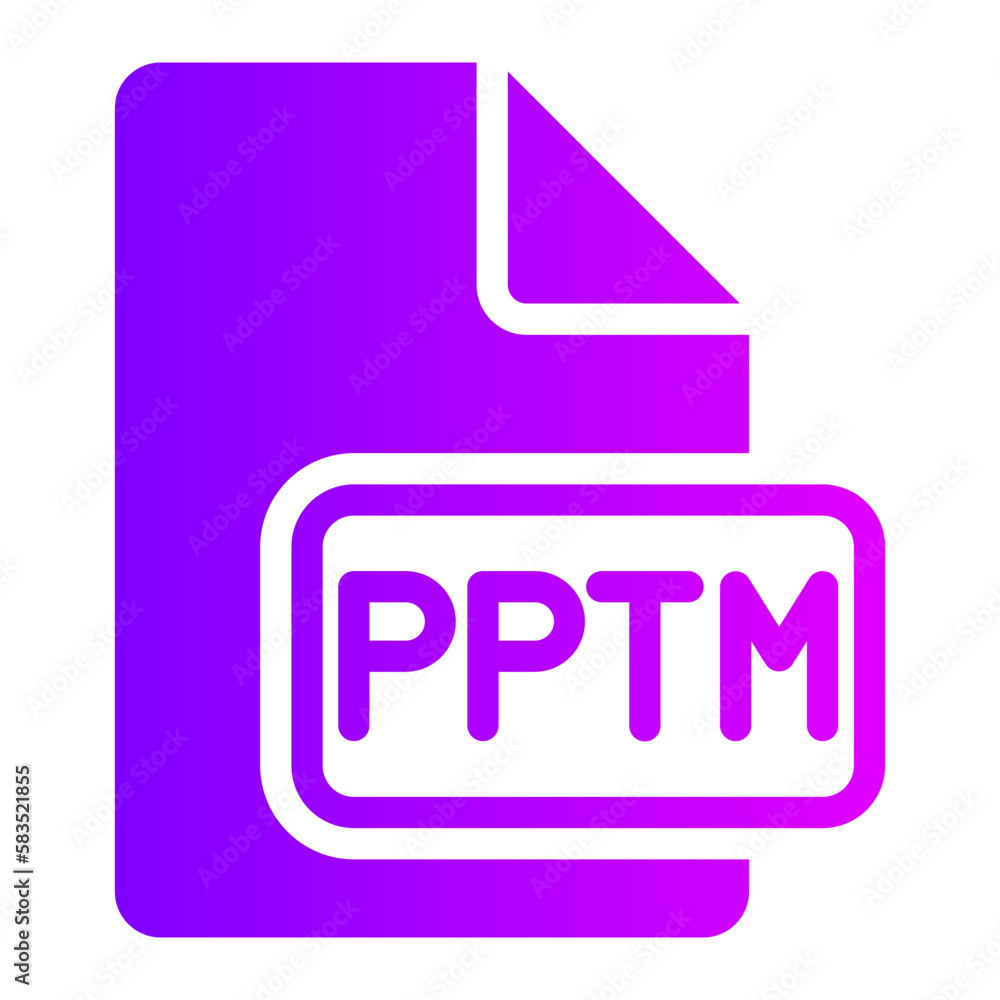 pptm gradient icon pptm gradient icon