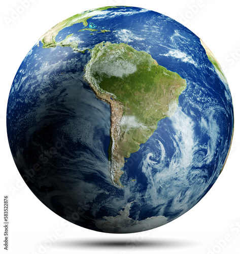 Fototapeta Naklejka Na Ścianę i Meble -  South America - planet Earth