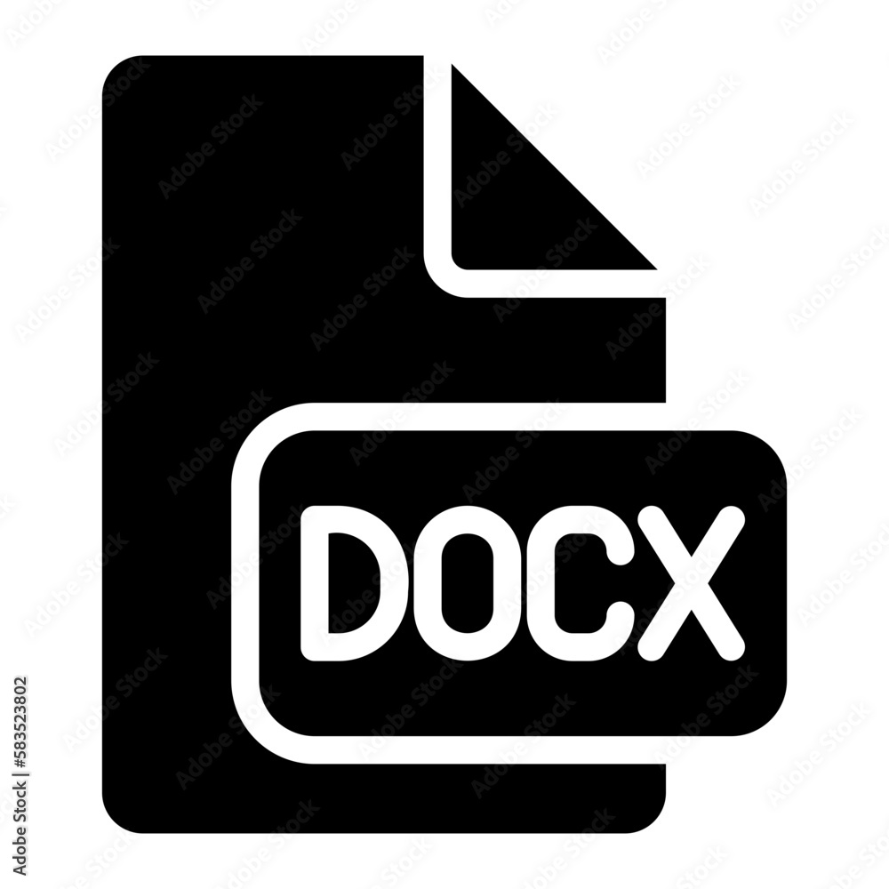 docx glyph icon docx glyph icon