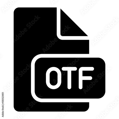 otf glyph icon photo