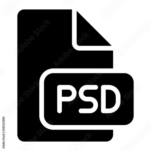 psd glyph icon