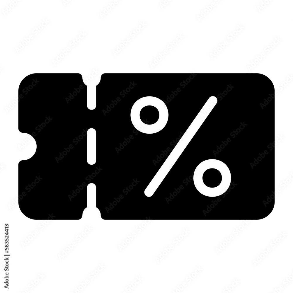 coupon glyph icon coupon glyph icon