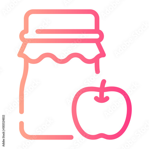 apple jam gradient icon