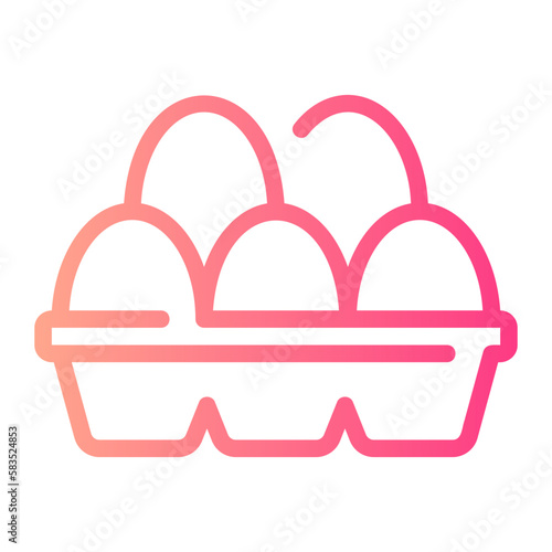 eggs gradient icon