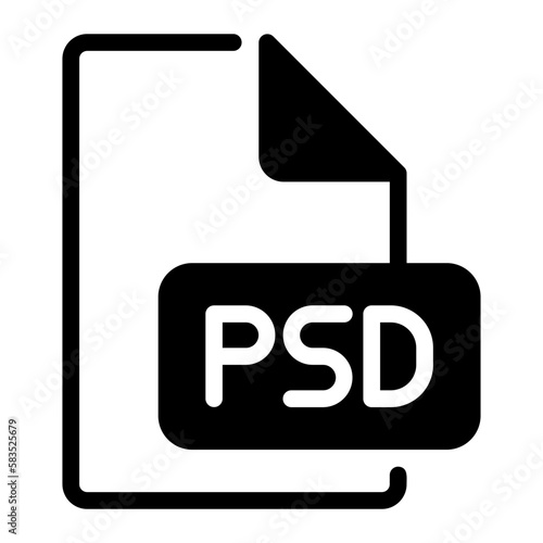 psd glyph icon