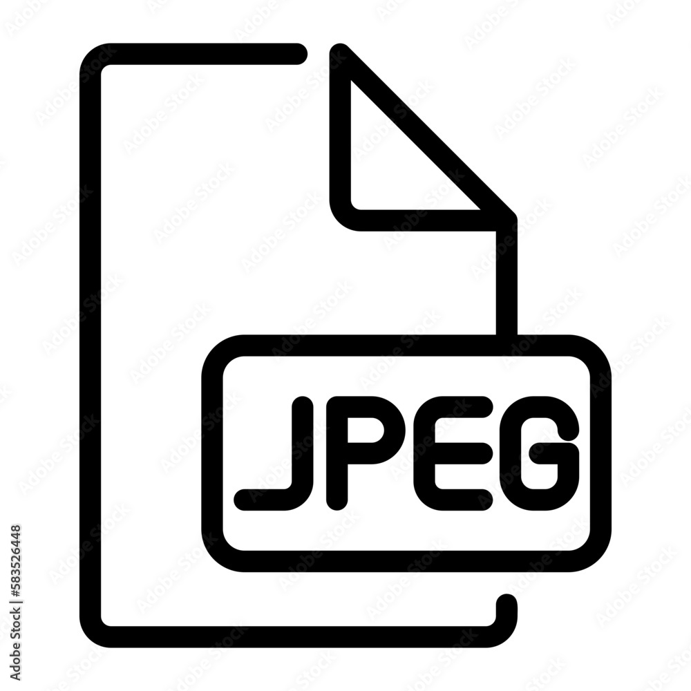 jpeg line icon jpeg line icon