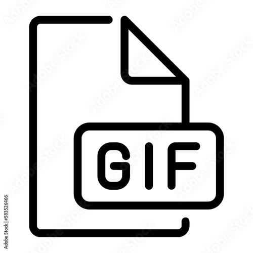 gif line icon