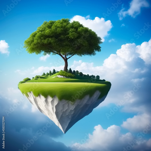 Fantasy Floating Island on ...