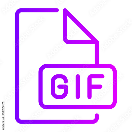 gif gradient icon
