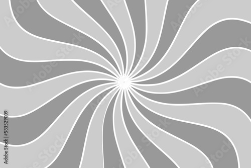 Abstract vector geometric background with irregularly shaped lines that are circularly distributed creating a sense of rotation and illusion	