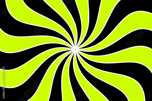 Abstract vector geometric background with irregularly shaped lines that are circularly distributed creating a sense of rotation and illusion	