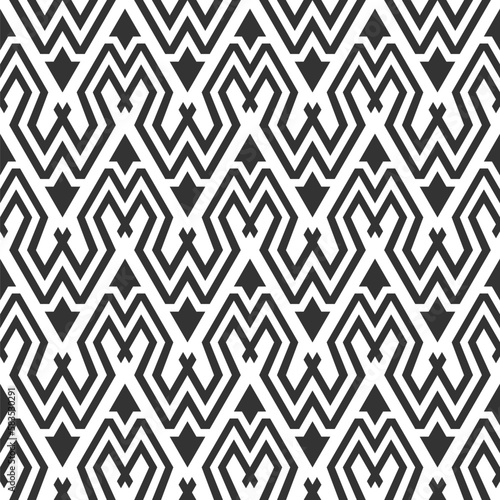 abstract tribal diamonds seamless pattern background