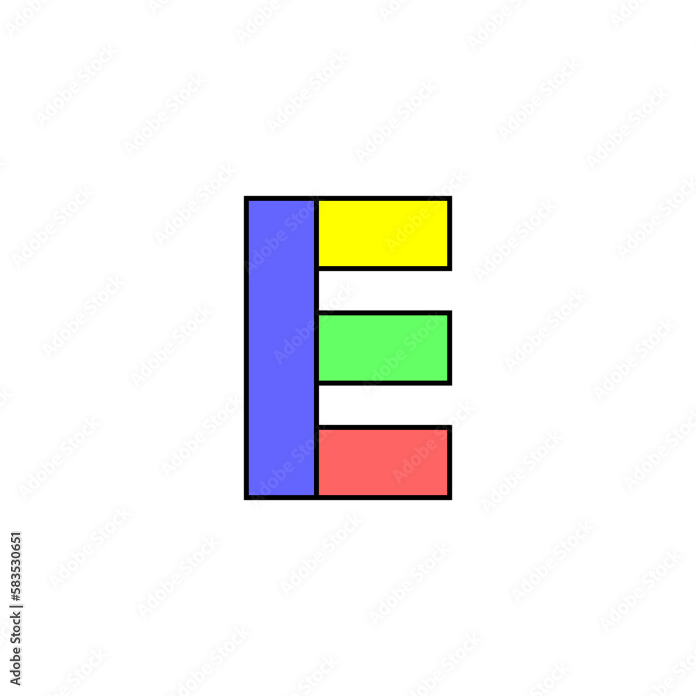 Font alphabet folded from colored paper, letter made in multi-colored ribbon, vector illustration 10EPS Font alphabet folded from colored paper, letter made in multi-colored ribbon, vector illustration 10EPS