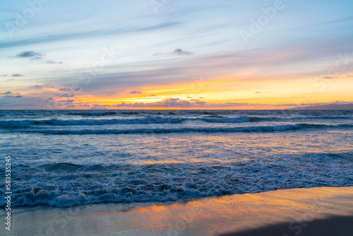 Golden Sunset On The Ocean © Joshua