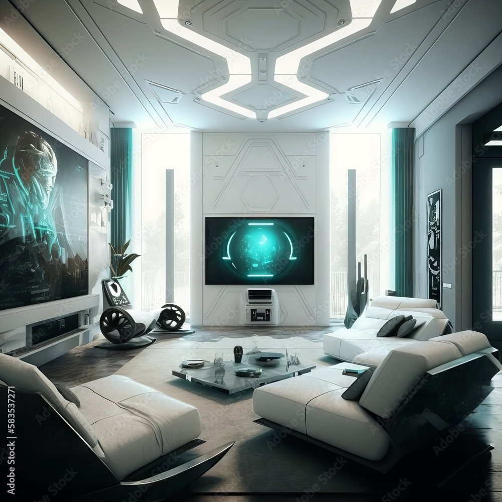 modern office interior Generative AI modern office interior Generative AI