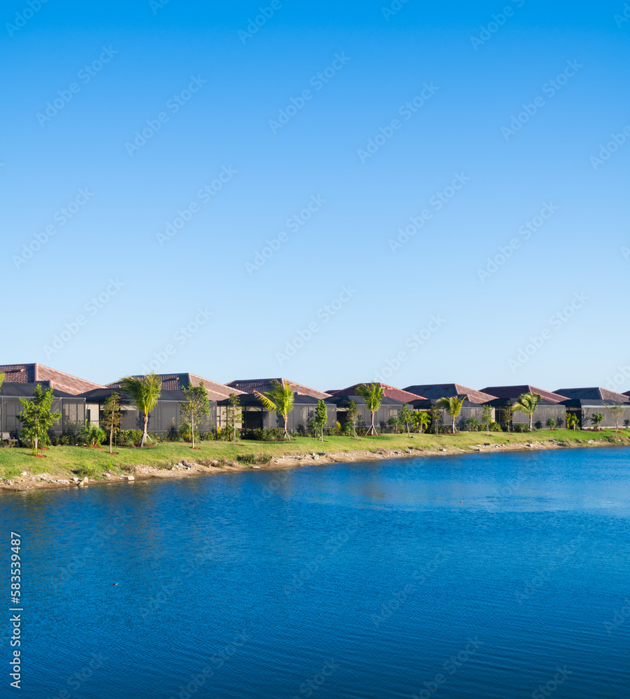 Vertical photo of the condos for sale and rent in Bonita Springs, Florida.