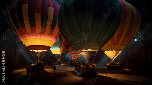 balloon to fly, conceptual image, generative ai