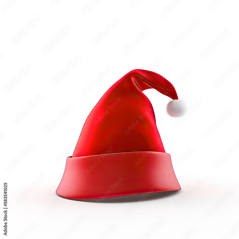 Red Santa hat on white background. Generative Ai. Holiday Hat, celebration, party, fun, cheerful, merry, jolly, happiness.
Red Santa hat on white background. Generative Ai. Holiday Hat, celebration, party, fun, cheerful, merry, jolly, happiness.