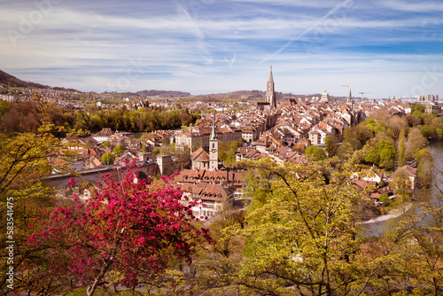View to old town of Bern, Switzerland