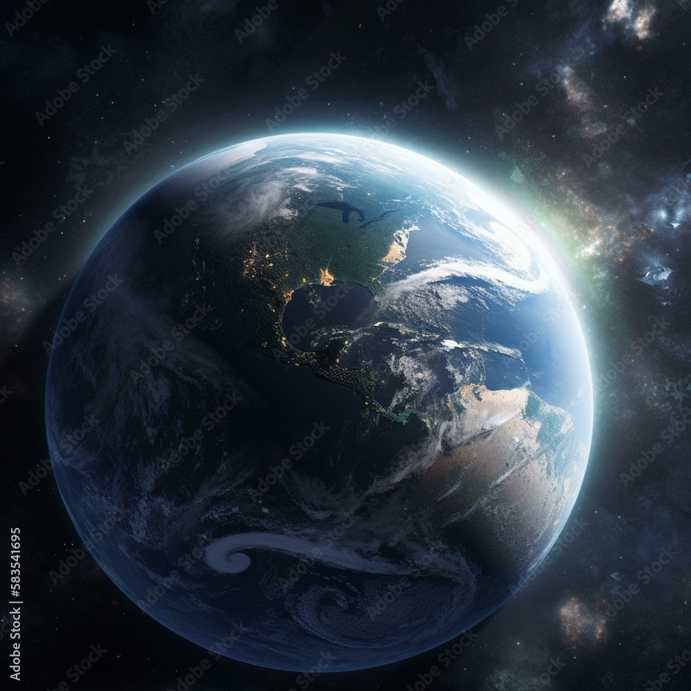 Fototapeta premium planet Earth Generative AI