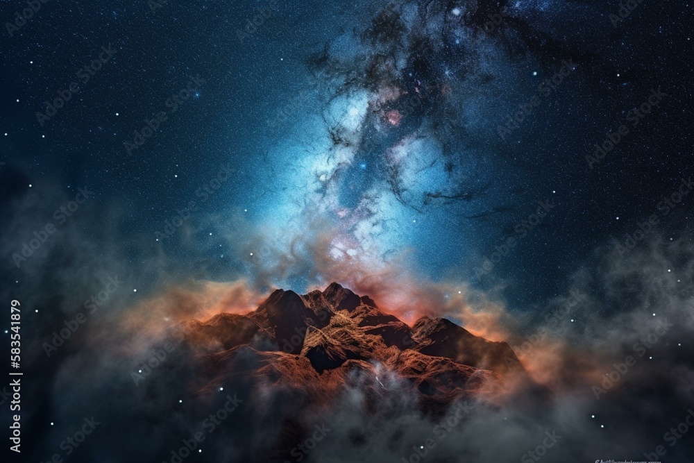 A nebula in the Milky Way Generative AI